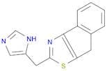 8H-Indeno[1,2-d]thiazole, 2-(1H-imidazol-5-ylmethyl)-