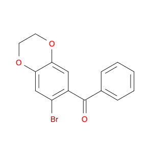 Methanone, (7-bromo-2,3-dihydro-1,4-benzodioxin-6-yl)phenyl-