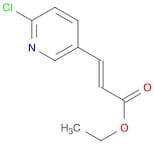 2-Propenoic acid, 3-(6-chloro-3-pyridinyl)-, ethyl ester, (2E)-