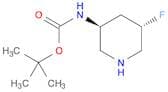Carbamic acid, N-[(3S,5S)-5-fluoro-3-piperidinyl]-, 1,1-dimethylethyl ester