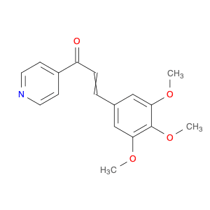 2-Propen-1-one, 1-(4-pyridinyl)-3-(3,4,5-trimethoxyphenyl)-