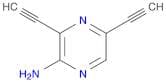 2-Pyrazinamine, 3,5-diethynyl-