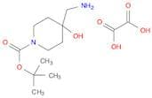 tert-Butyl 4-(aminomethyl)-4-hydroxypiperidine-1-carboxylate oxalate