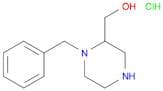 2-Piperazinemethanol, 1-(phenylmethyl)-, hydrochloride (1:1)