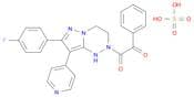 1-(7-(4-Fluorophenyl)-8-(pyridin-4-yl)-3,4-dihydropyrazolo[5,1-c][1,2,4]triazin-2(1H)-yl)-2-phenyl…