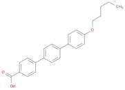 [1,1':4',1''-Terphenyl]-4-carboxylic acid, 4''-(pentyloxy)-