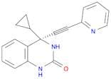 2(1H)-Quinazolinone, 4-cyclopropyl-3,4-dihydro-4-(2-pyridinylethynyl)-, (4S)-