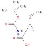 Cyclopropanecarboxylic acid, 1-[[(1,1-dimethylethoxy)carbonyl]amino]-2-ethenyl-, (1R,2S)-