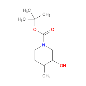 1-Piperidinecarboxylic acid, 3-hydroxy-4-methylene-, 1,1-dimethylethyl ester