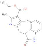 1H-Pyrrole-3-carboxylic acid, 5-[(1,2-dihydro-2-oxo-3H-indol-3-ylidene)methyl]-2,4-dimethyl-, ethy…
