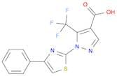 1-(4-Phenyl-thiazol-2-yl)-5-trifluoromethyl-1H-pyrazole-4-carboxylic acid