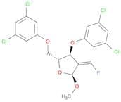 α-D-erythro-Pentofuranoside, methyl 2-deoxy-3,5-bis-O-(3,5-dichlorophenyl)-2-(fluoromethylene)-, (…