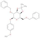 β-D-Galactopyranoside, 4-methoxyphenyl 3,4-O-(1-methylethylidene)-2,6-bis-O-(phenylmethyl)-