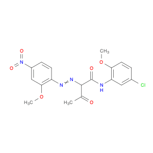 Butanamide, N-(5-chloro-2-methoxyphenyl)-2-[2-(2-methoxy-4-nitrophenyl)diazenyl]-3-oxo-