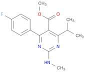 Methyl 4-(4-fluorophenyl)-6-isopropyl-2-(methylamino)pyrimidine-5-carboxylate