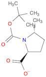 1,2-Pyrrolidinedicarboxylic acid, 5-methyl-, 1-(1,1-dimethylethyl) ester, (2S,5R)-
