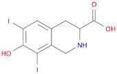 7-Hydroxy-6,8-diiodo-1,2,3,4-tetrahydroisoquinoline-3-carboxylic acid