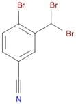 Benzonitrile, 4-bromo-3-(dibromomethyl)-