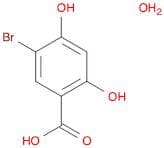 Benzoic acid, 5-bromo-2,4-dihydroxy-, hydrate (1:1)