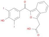 2-Benzofuranacetic acid, 3-(4-hydroxy-3,5-diiodobenzoyl)-