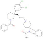 Acetamide, N-[1-[3-[(3R)-1-benzoyl-3-(3,4-dichlorophenyl)-3-piperidinyl]propyl]-4-phenyl-4-piperid…