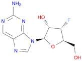 2-Amino-9-(3-deoxy-3-fluoro-β-D-ribofuranosyl)purine