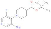 4-Piperidinecarboxylic acid, 1-(3-amino-5-fluoro-4-pyridinyl)-, 1,1-dimethylethyl ester