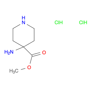4-Piperidinecarboxylic acid, 4-amino-, methyl ester, hydrochloride (1:2)
