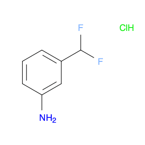 Benzenamine, 3-​(difluoromethyl)​-​, hydrochloride (1:1)