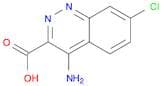 4-Amino-7-chlorocinnoline-3-carboxylic acid