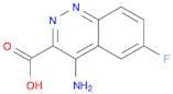 3-Cinnolinecarboxylic acid, 4-amino-6-fluoro-