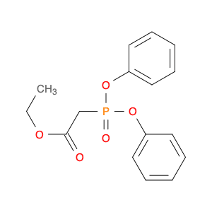 Acetic acid, 2-(diphenoxyphosphinyl)-, ethyl ester
