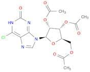 2H-Purin-2-one, 6-chloro-1,9-dihydro-9-(2,3,5-tri-O-acetyl-β-D-ribofuranosyl)-