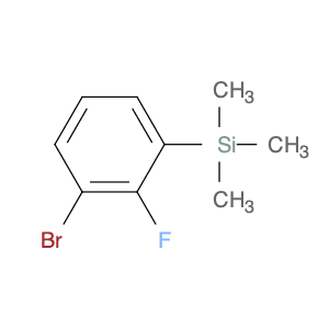 Benzene, 1-bromo-2-fluoro-3-(trimethylsilyl)-