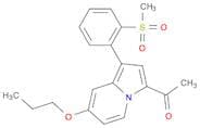 Ethanone, 1-[1-[2-(methylsulfonyl)phenyl]-7-propoxy-3-indolizinyl]-