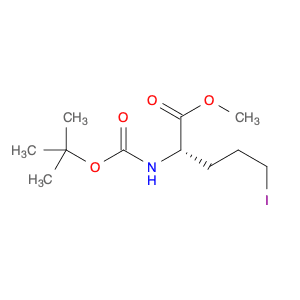L-Norvaline, N-[(1,1-dimethylethoxy)carbonyl]-5-iodo-, methyl ester