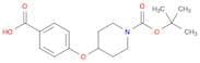 4-(1-(tert-butoxycarbonyl)piperidin-4-yloxy)benzoic acid
