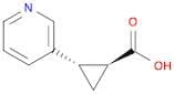 Cyclopropanecarboxylic acid, 2-(3-pyridinyl)-, (1S,2S)-