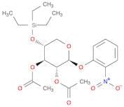 β-D-Xylopyranoside, 2-nitrophenyl 4-O-(triethylsilyl)-, 2,3-diacetate