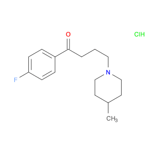 1-Butanone, 1-(4-fluorophenyl)-4-(4-methyl-1-piperidinyl)-, hydrochloride (1:1)