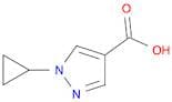 1H-Pyrazole-4-carboxylic acid, 1-cyclopropyl-