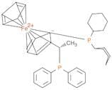 Ferrocene, 1-(dicyclohexylphosphino)-2-[(1S)-1-(diphenylphosphino)ethyl]-, (1S)-
