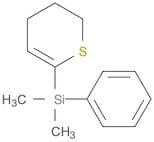 2H-Thiopyran, 6-(dimethylphenylsilyl)-3,4-dihydro-
