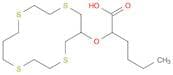 Hexanoic acid, 2-(1,4,8,11-tetrathiacyclotetradec-6-yloxy)-
