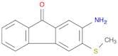9H-Fluoren-9-one, 2-amino-3-(methylthio)-