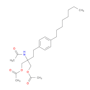 Acetamide, N-[1,1-bis[(acetyloxy)methyl]-3-(4-octylphenyl)propyl]-