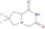 7,7-Difluorotetrahydropyrrolo[1,2-a]pyrazine-1,3(2H,4H)-dione