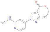 Ethyl 1-(2-(methylamino)pyridin-4-yl)-1H-pyrazole-4-carboxylate