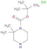 tert-Butyl 2,2-dimethylpiperazine-1-carboxylate hydrochloride
