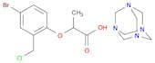 Acetic acid, [4-bromo-2-(chloromethyl)phenoxy]-, methyl ester, compd. with 1,3,5,7-tetraazatricycl…